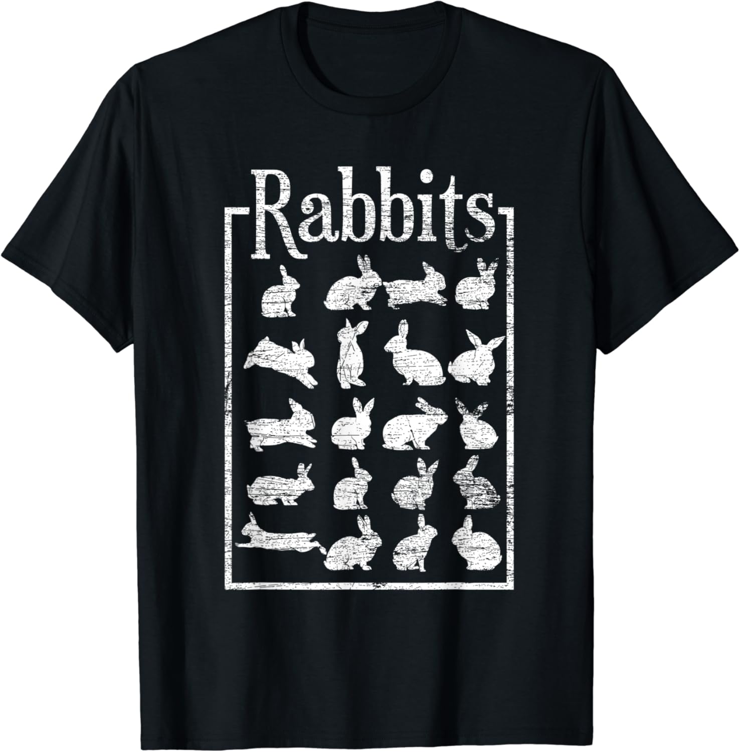Rabbits TShirt Amazon.co.uk Clothing